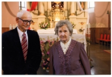 Elżbieta Daniszewska w kościele