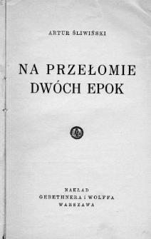Na przełomie dwóch epok