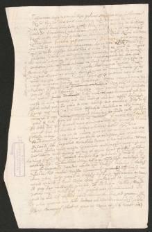 Pozew Pawła ze Spiczyna Ciecierskiego przeciw Annie i Piotrowi Czernym z Kijan w sprawie o granice - zajazd bydło etc. – na Tryb. Lubelski, r. 1569.