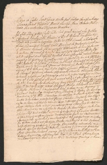 Sprawa posagu Marianny Walewskiej żony Aleksandra Bykowskiego chorążego sieradzkiego z Janem Walewskim z miasta Orłowa