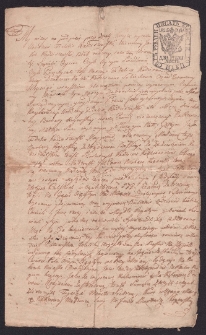 Umowa przedślubna Fidelisa Radziszewskiego i Barbary Rogowskiej