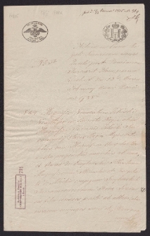 Zapis wzajemnego dożywocia małżonków Załuskich- Wincentego chor. wojsk. kor. i Anny z Grzybowskich