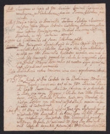 Sprawa sądowa między sukcesorami Stanisława Krasińskiego starosty nowomiejskiego? kasztelana płockiego przeciw Zofii z Krasińskich Tarłowej wojewodzinie sandomierskiej oraz Antoniemu, Stanisławowi i Michałowi Krasińskim i innym