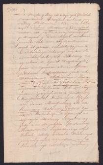 Protestacja Marianny z Kurozwęk Tarłowej starościny goszczyńskiej przeciw Antoniemu z Domaszewic na Grodzisku Grodzickiemu