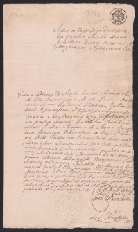 Katarzyna ze Święckich i Józef Skiwscy cześn. mścisławscy kwitują Jakuba Ciecierskiego z sumy 50 złp