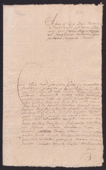 Ferdynand Rzewuski chorąży litewski podjąwszy od Fr. Dr. Skórzewskiego i jego żony Ewy z Ciecierskich oraz Jakuba Ciecierskiego sumy należne Hieronimowi Dłużewskiemu synowi Antoniego i Ewy Cieciszowskich – lokuje je na swoich dobrach