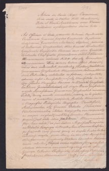 Manifestacja przeciw głównemu opiekunowi familii Grzybowskich Franciszkowi z Windyk Grzybowskiemu