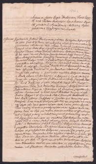 Monika Ciecierska zakonnica- sakramentka Maria Antonina od św. Michała kwituje posag i wyprawę klasztorną