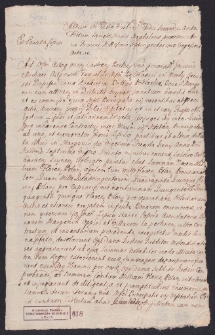 Protestacja Baltazara Ciecierskiego przeciw Wojciechowi Lipskiemu i Katarzynie z Krzyckich, jego żonie z powodu dewastacji trzymanych przez nich w dzierżawie dóbr – Margonina