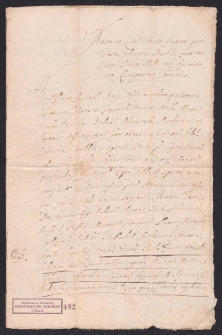 Dokumenty Marianny Oborskiej – żony Antoniego Opalińskiego