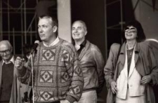 Halina Kunicka, Wojciech Młynarski i Lucjan Kydryński na XXV KFPP w Opolu