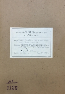 Informacja o działalności Komisji Kobiet Pracujących przy białostockiej WKZZ w latach 1969-1970