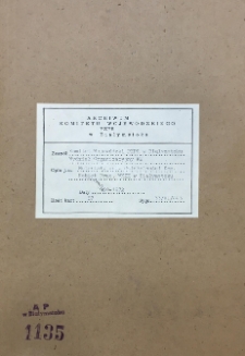 Informacja o działalności Komisji Kobiet Pracujących przy białostockiej WKZZ w 1971