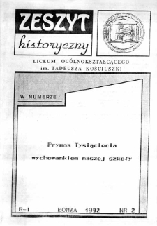 Zeszyt historyczny 1992 nr 2