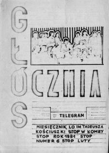 Głos Ucznia luty 1981 nr 6