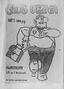Głos Ucznia 1986-1987 nr 1