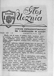 Głos Ucznia 1988