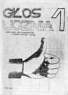Głos Ucznia maj 1994 nr 1