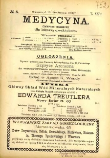 Medycyna 1897 T.25 nr 5
