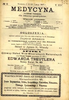Medycyna 1897 T.25 nr 9