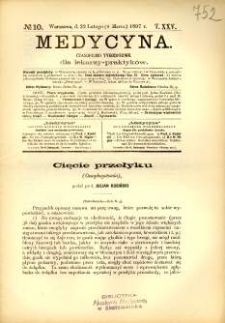 Medycyna 1897 T.25 nr 10