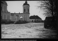 Tykocin, widok na wieżę kościoła