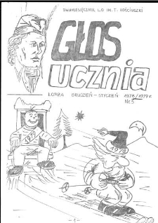 Głos Ucznia 1978-1979 nr 3