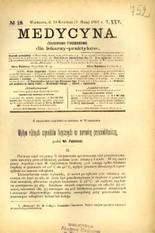 Medycyna 1897 T.25 nr 18