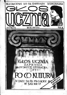 Głos Ucznia 1979-1980 nr 3