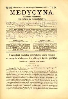 Medycyna 1897 T.25 nr 37