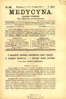 Medycyna 1897 T.25 nr 38