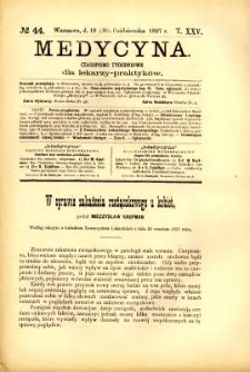 Medycyna 1897 T.25 nr 44