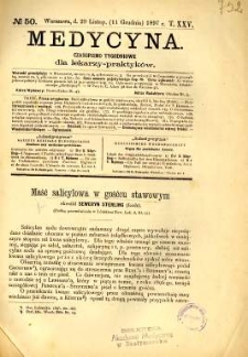 Medycyna 1897 T.25 nr 50