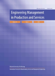 Engineering Management in Production and Services. Vol. 16, iss. 2