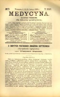 Medycyna 1896 T.24 nr 7