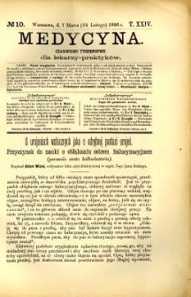 Medycyna 1896 T.24 nr 10