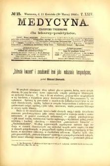 Medycyna 1896 T.24 nr 15