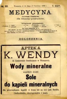 Medycyna 1896 T.24 nr 23