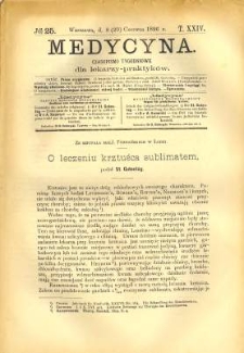 Medycyna 1896 T.24 nr 25