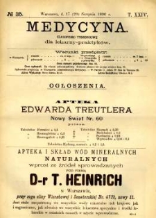 Medycyna 1896 T.24 nr 35