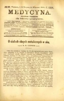 Medycyna 1896 T.24 nr 37