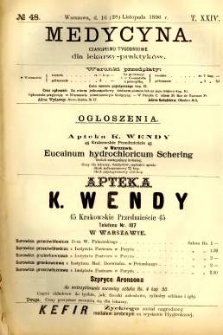 Medycyna 1896 T.24 nr 48