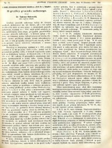 Lwowski tygodnik lekarski 1908 T.3 nr 16
