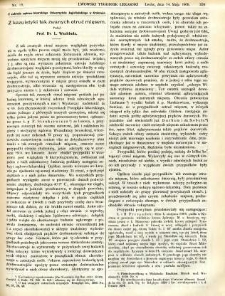 Lwowski tygodnik lekarski 1908 T.3 nr 20