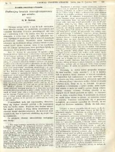 Lwowski tygodnik lekarski 1908 T.3 nr 25