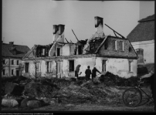 Tykocin, miasto po pożarze w 1965 r.