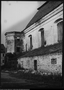 Tykocin, miasto po pożarze w 1965 r.