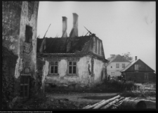 Tykocin, miasto po pożarze w 1965 r.