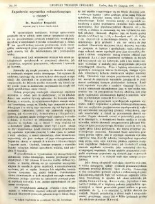 Lwowski tygodnik lekarski 1908 T.3 nr 35