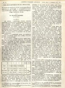Lwowski tygodnik lekarski 1908 T.3 nr 46